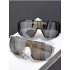 Large frame outdoor cycling sports sunglasses for men and women skiing and mountaineering windproof lenses sunglasses eye protection sunglasses