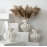 French style large vase, white high-end decorative piece, dining table, living room, antique art floral ware in home decor