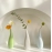 Ceramic vase transformed from kiln, simple and fashionable home decoration vase, living room dining table and countertop vase, small flower vase