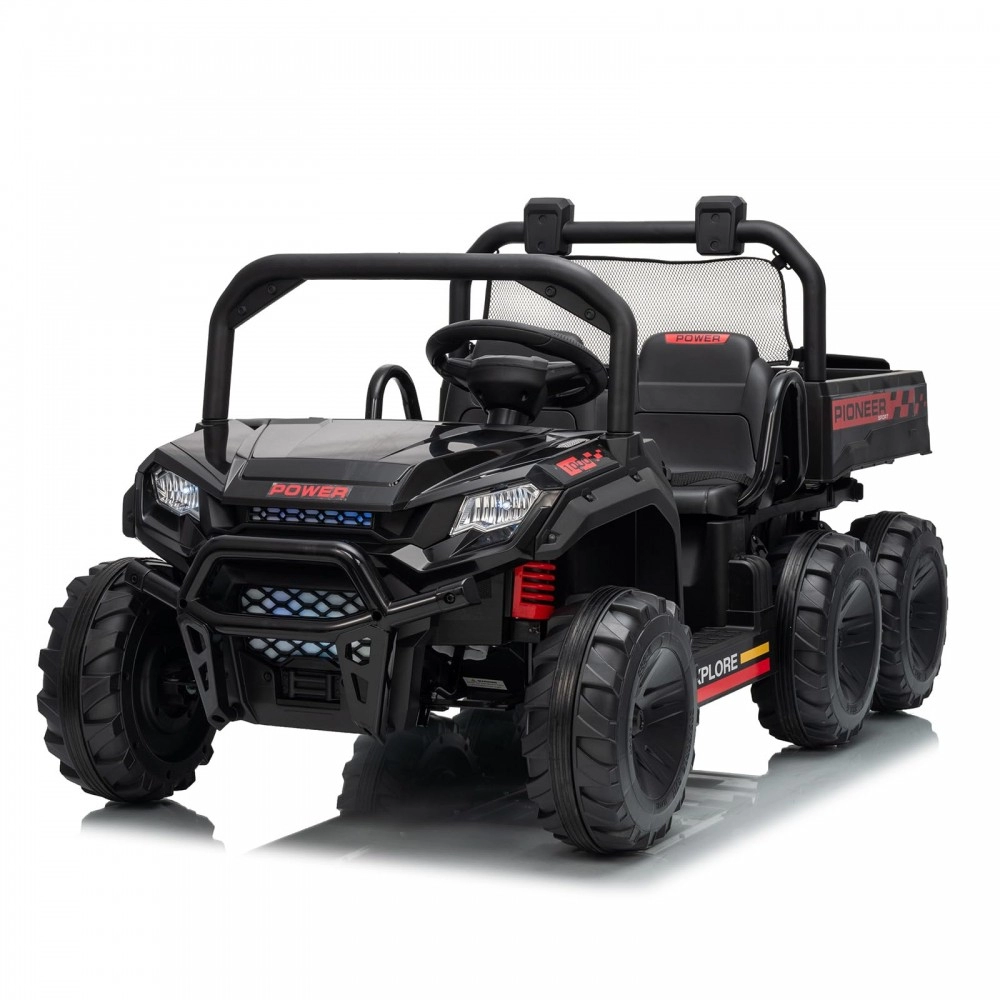 24V 4WD Electric Ride-On Dump Truck offers thrilling off-road adventures for kids aged 3-8