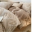Three layer yarn four piece set, all cotton washed 100 pure cotton duvet cover, bedding sheet, bedsheet three piece set