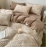 Three layer yarn four piece set, all cotton washed 100 pure cotton duvet cover, bedding sheet, bedsheet three piece set