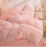 Seasonal Thick Warm Mink Velvet Long Plush 4-piece Set Solid Color Crystal Velvet PV Velvet South Korean Velvet Tie Dyeing 4-piece Set